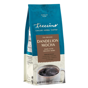 Dandelion Mocha Herbal Coffee — 10 ounce ground