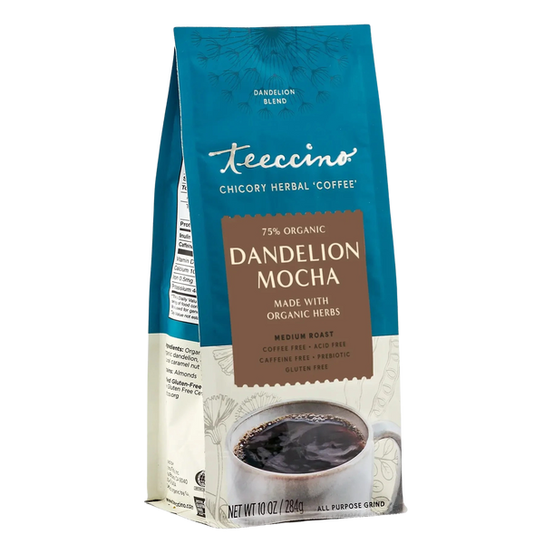 Dandelion Mocha Herbal Coffee – Teeccino