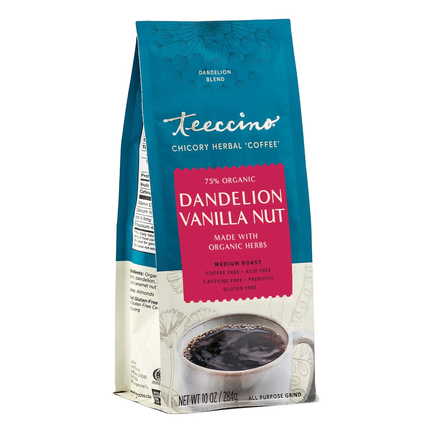 Dandelion Vanilla Nut Herbal Coffee