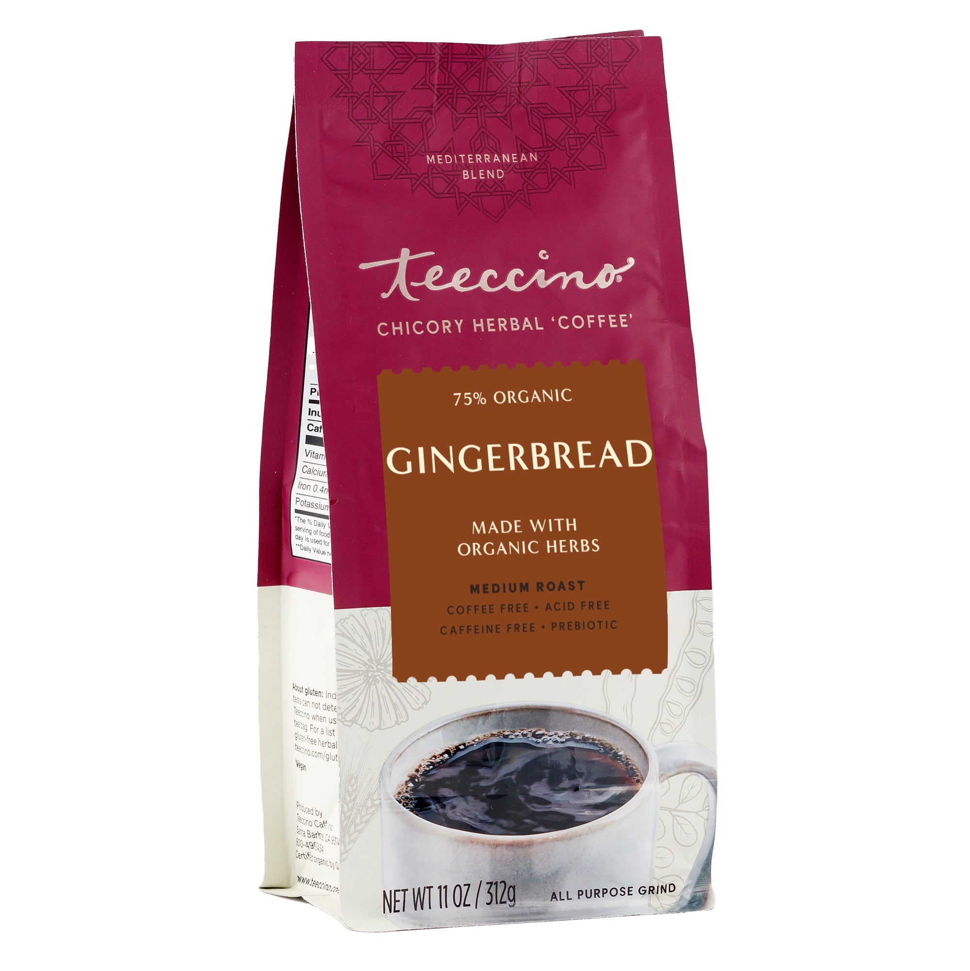 Gingerbread Herbal Coffee – Teeccino