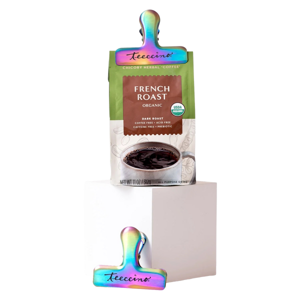 Iridescent Metal Herbal Coffee Bag Clips – Teeccino