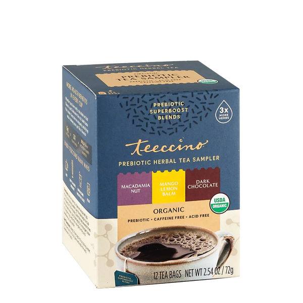 Prebiotic SuperBoost Herbal Tea Sampler Box – Teeccino