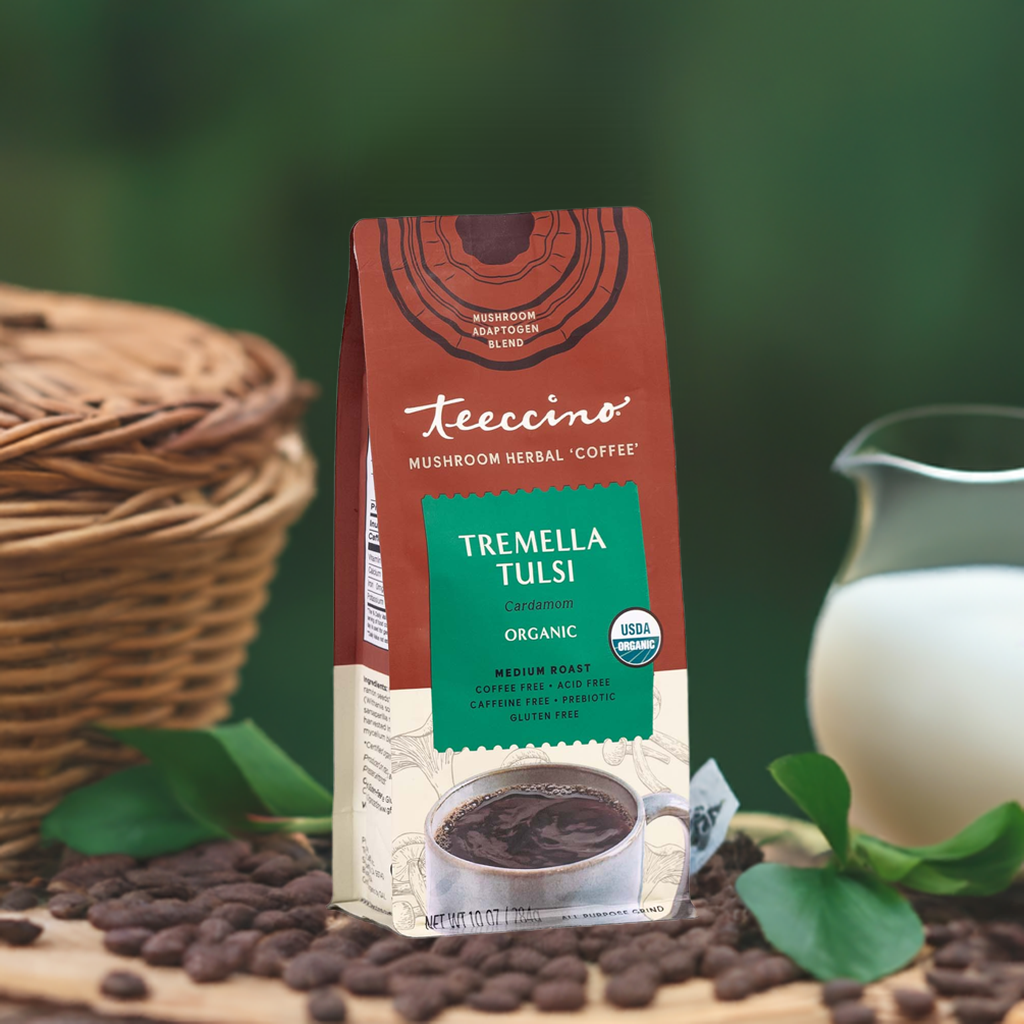 Tremella Tulsi Cardamom Mushroom Herbal Coffee - Image 5