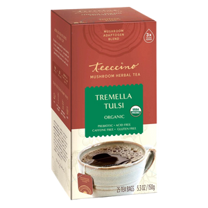 Tremella Tulsi Cardamom Mushroom Herbal Tea — 25 tea bags
