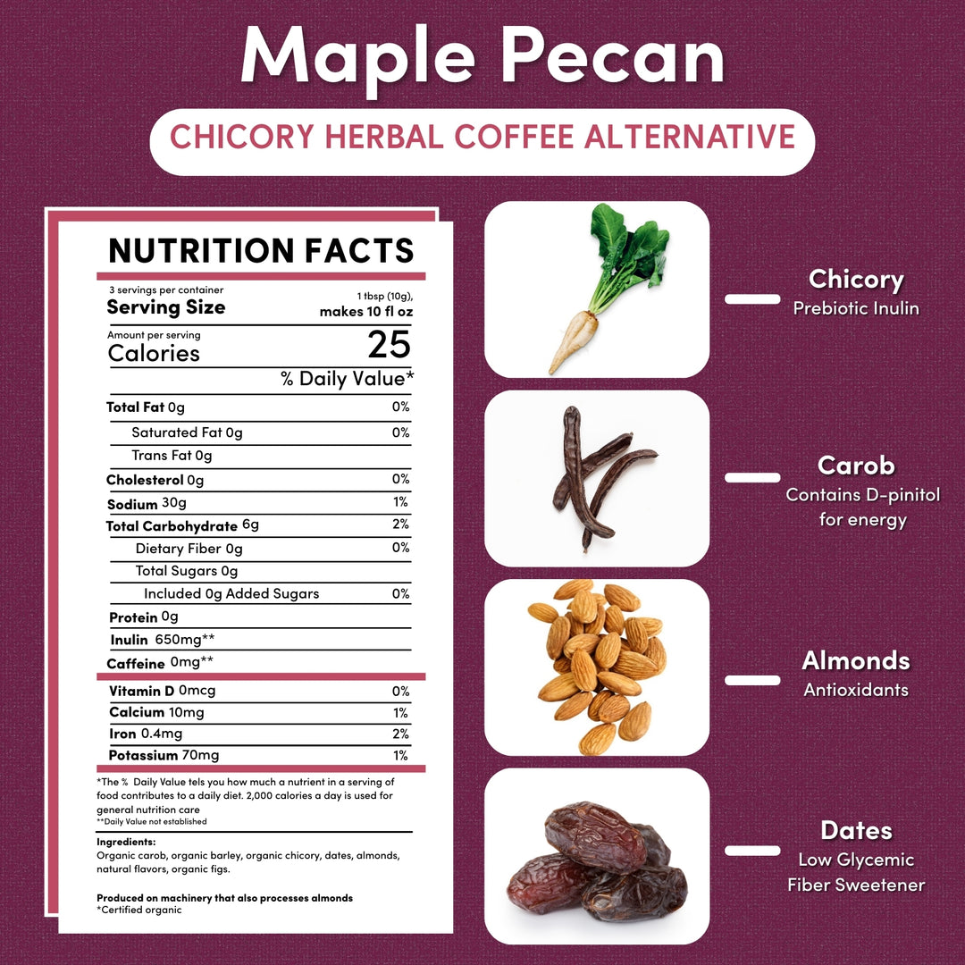 Maple Pecan Chicory Herbal Coffee - Image 2