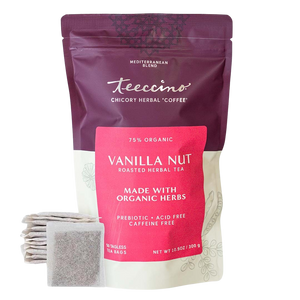 Vanilla Nut Roasted Herbal Tea — 50 tagless eco-friendly tea bags
