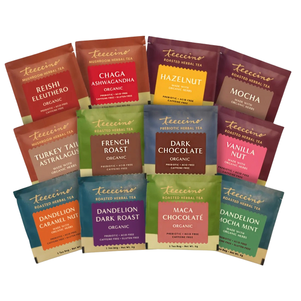Teeccino 12-flavor Herbal Tea Sampler