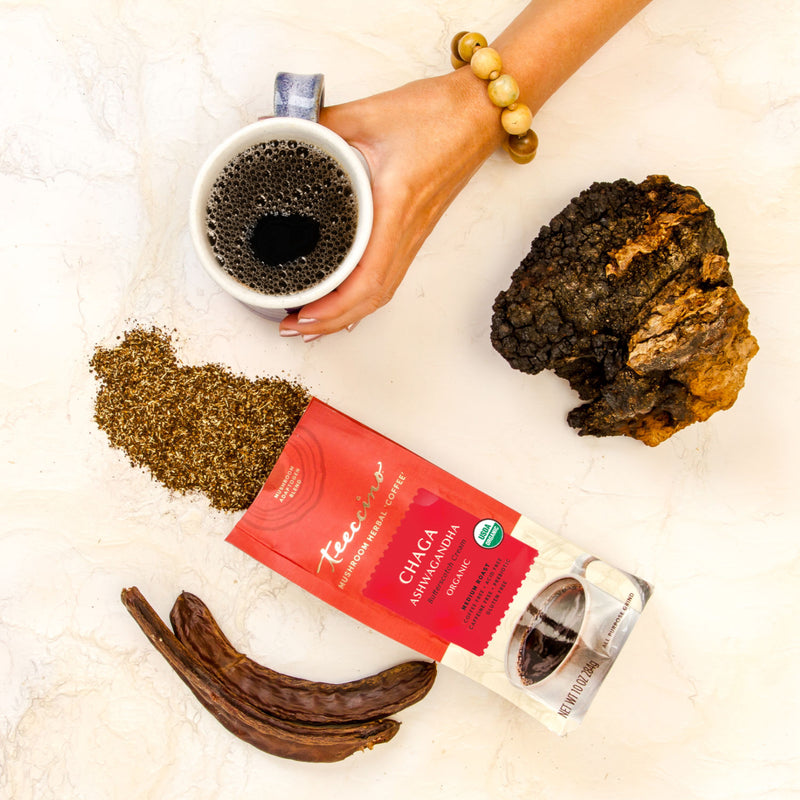 Teeccino Chaga Ashwagandha Butterscotch Cream
