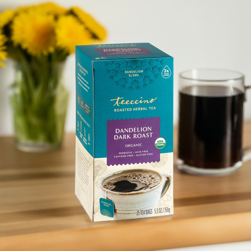 Dandelion Dark Roast Herbal Tea – Teeccino