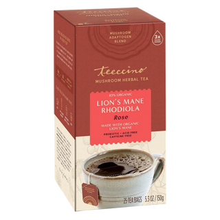 Lion's Mane Rhodiola Rose Mushroom Herbal Tea