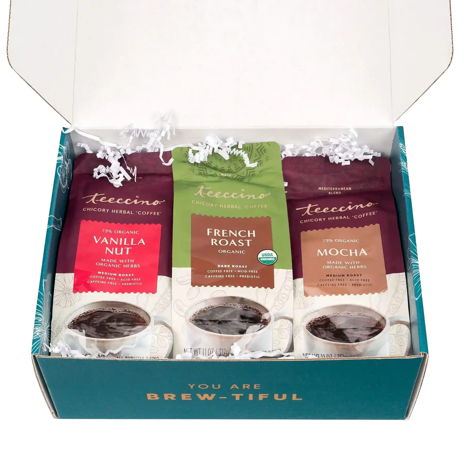 Teeccino Herbal Coffee Variety Box