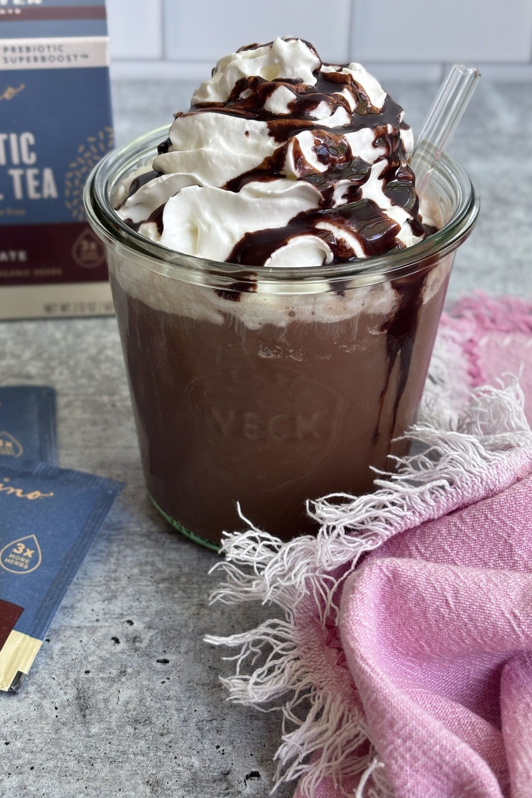 Chocolate Corn Milk Frappe