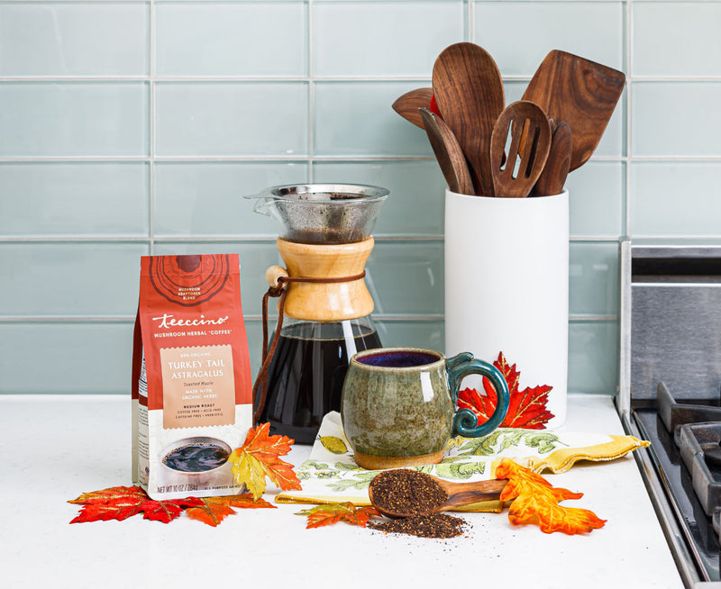 Teeccino Turkey Tail Astragalus Herbal Coffee