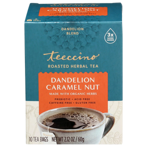 Dandelion Caramel Nut Roasted Herbal Tea — 10 tea bags