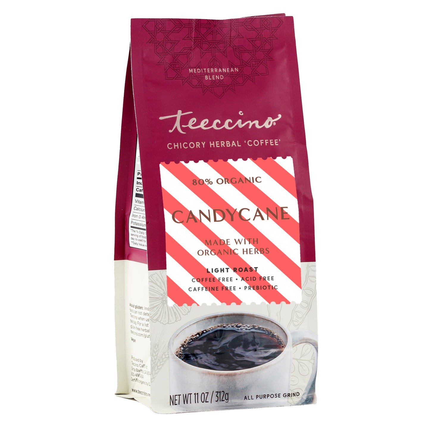 Candy Cane Chicory Herbal Coffee
